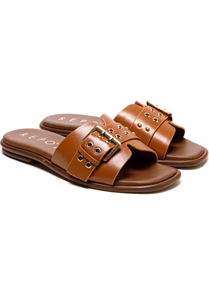 Kadın Terlik 70112-E5 Repo Cuoio modelleri