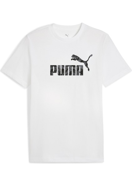 Ess Camo Tee Beyaz Erkek Kısa Kol T-Shirt