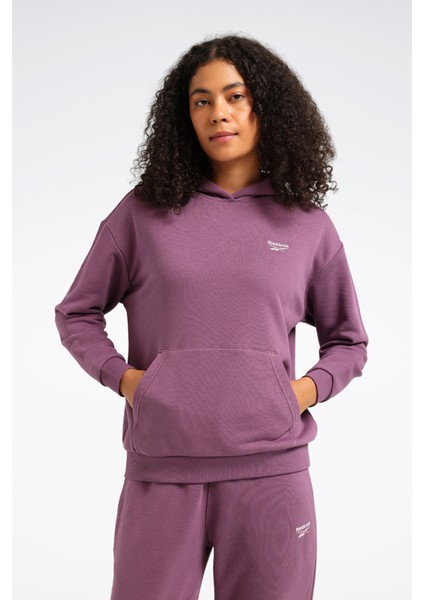 New Id Relax Sl Hoodıe Mor Kadın Sweatshirt