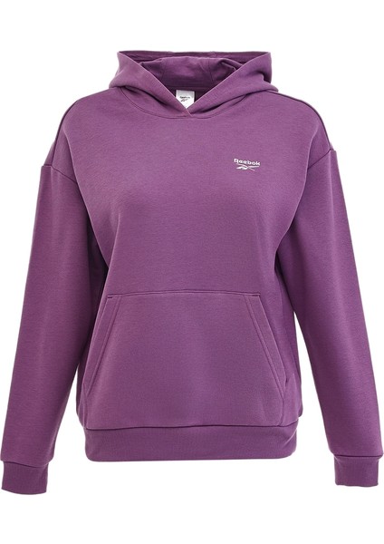 New Id Relax Sl Hoodıe Mor Kadın Sweatshirt modelleri
