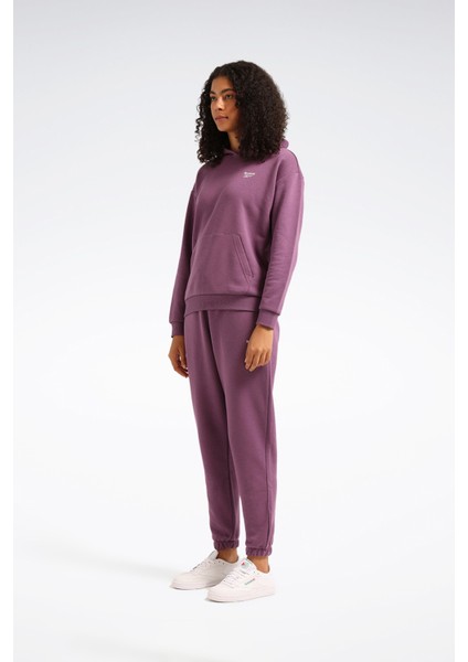 New Id Relax Sl Hoodıe Mor Kadın Sweatshirt