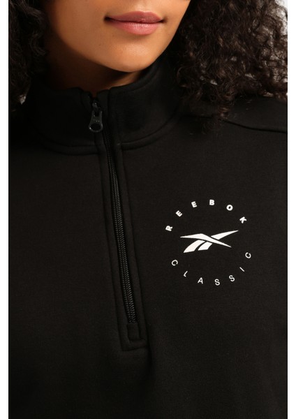 Q3 Ide Ft Mıdlayer Siyah Kadın Sweatshirt