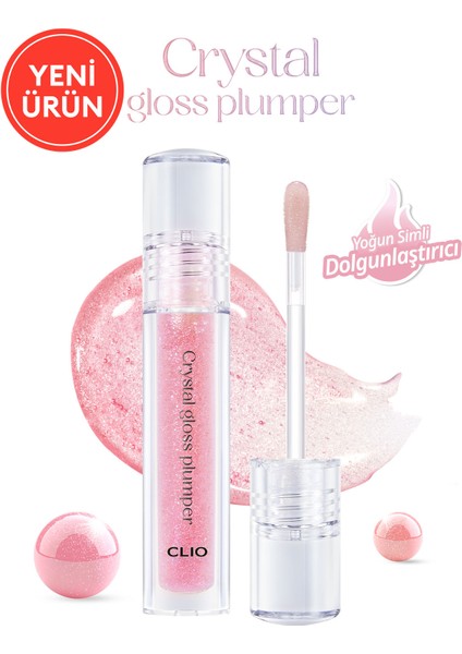 Yoğun Simli Dolgunlaştırıcı Dudak Parlatıcısı CLIO Crystal Gloss Plumper (03 Spicy Cherry Coke)