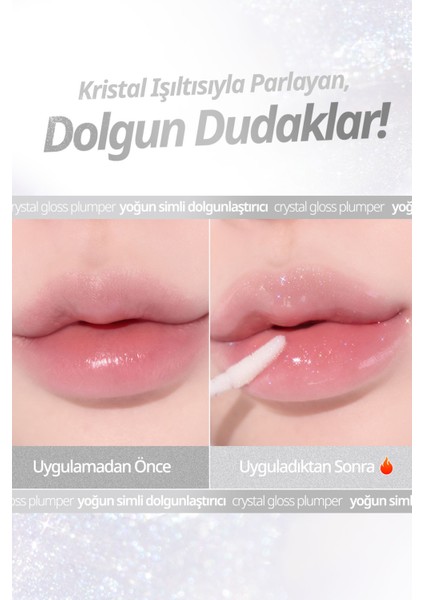 Yoğun Simli Dolgunlaştırıcı Dudak Parlatıcısı CLIO Crystal Gloss Plumper (01 Spicy Ade) fiyatları