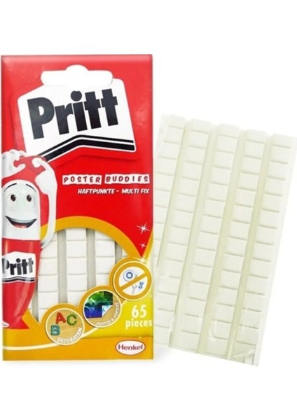 Pritt Patafix Multifix Hamur Yapıştırıcı 65 Parça (2 Paket) fiyatları
