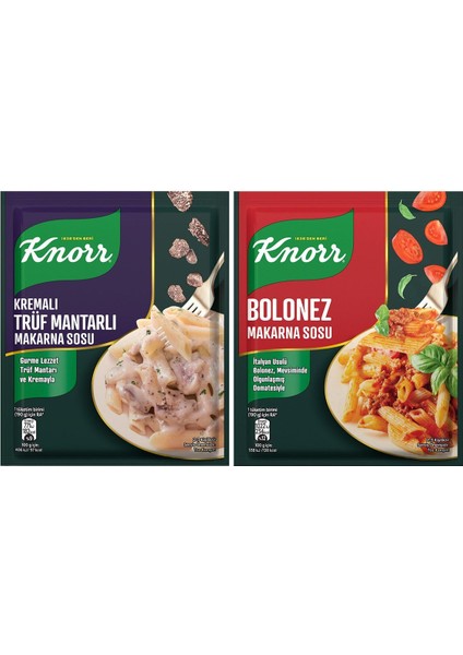 Trüf Mantarlı Makarna Sosu 52 gr X3 + Bolonez Makarna Sosu 45G X3 fiyatları