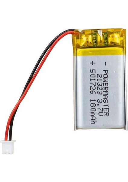 Powermaster 501726 3.7 Volt 180 Mah Lityum Polimer Pil
