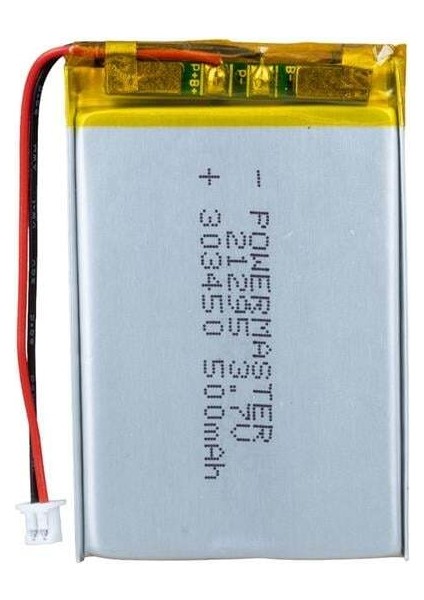 Powermaster 303450 3.7 Volt 500 Mah Lityum Polimer Pil