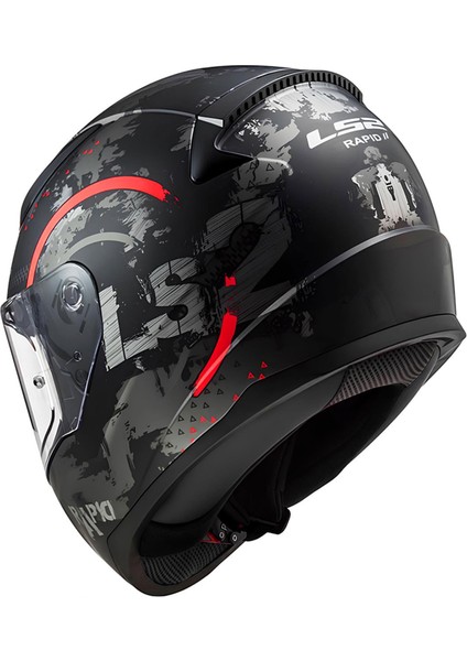 Rapıd 2 Cırcle Mat Siyah Kırmızı Kask modelleri