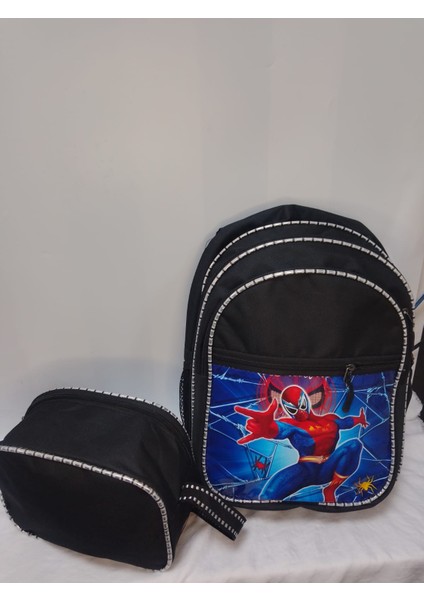 Erkek Çocuk Resimli Ilkokul Anaokul Anasınıfı Öğrenci Okul Çantası 2li