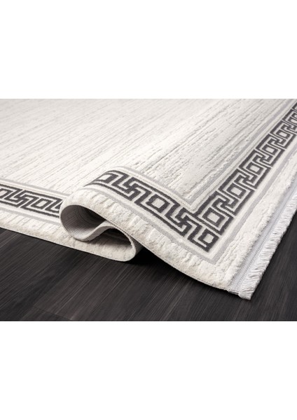 Vista VS007G Krem Halı Modern Desen Antialerjik Pamuk Taban Yıkanabilir Salon Halısı Yatak Odası fırsatları