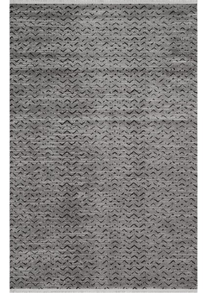 Feel FL010Z Gri Halı Modern Desenli Akrilik Tozu Az Pamuk Taban Salon Halısı Yatak Odası Koridor fiyatları