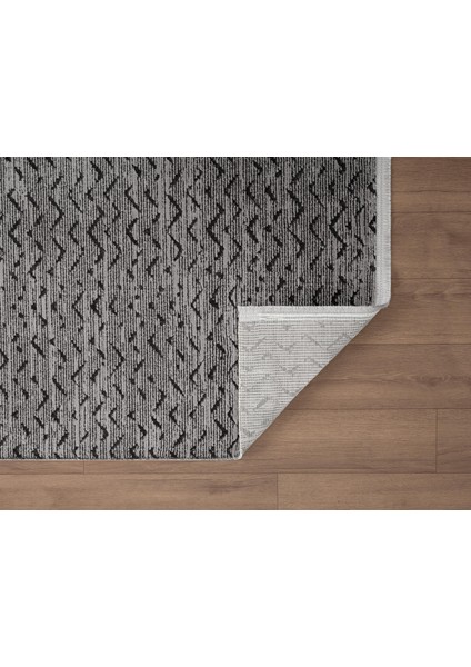 Feel FL010Z Gri Halı Modern Desenli Akrilik Tozu Az Pamuk Taban Salon Halısı Yatak Odası Koridor modelleri