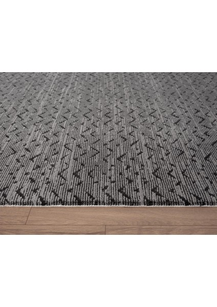 Feel FL010Z Gri Halı Modern Desenli Akrilik Tozu Az Pamuk Taban Salon Halısı Yatak Odası Koridor indirimleri