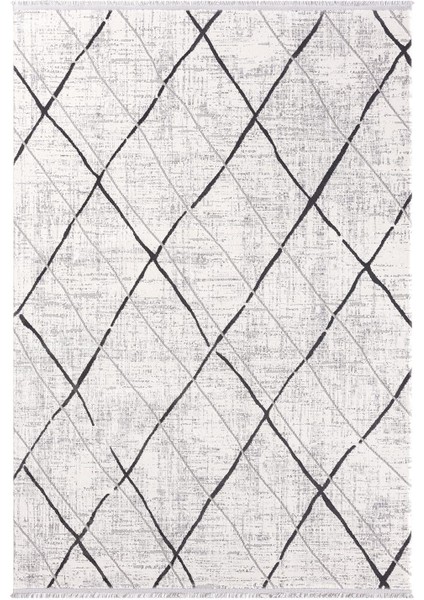 Vista VS006G Krem Halı Modern Desen Antialerjik Pamuk Taban Yıkanabilir Salon Halısı Yatak Odası modelleri