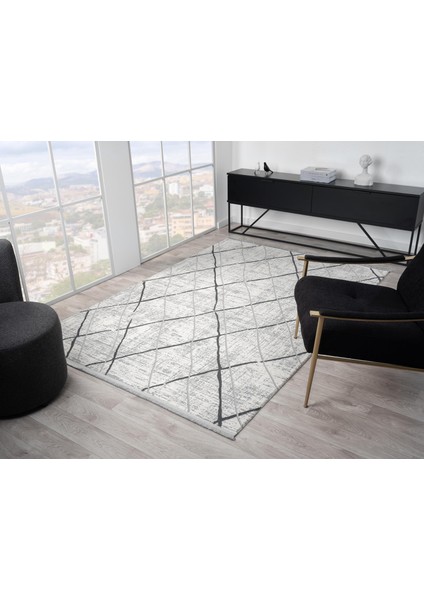 Vista VS006G Krem Halı Modern Desen Antialerjik Pamuk Taban Yıkanabilir Salon Halısı Yatak Odası indirimleri