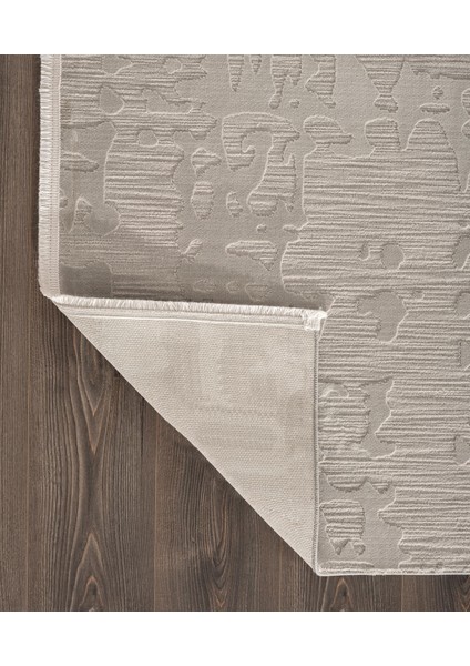 Tablo TL010A Gri Halı Geometrik Desen Antialerjik Pamuk Taban Yıkanabilir Salon Halısı Yatak Odası fırsatları