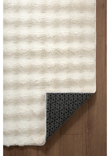 Bubble Beyaz Yıkanabilir Kaymaz Taban Bambu Yumuşak Dokulu Peluş Halı Mutfak Koridor Salon Halısı indirimleri