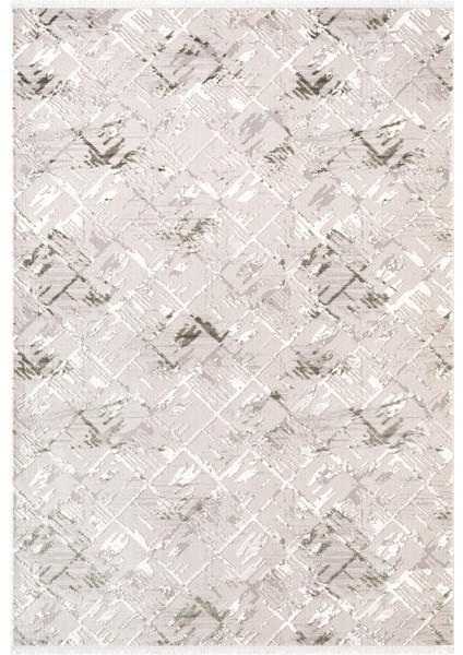 Armada AD004Y Gri Halı Yeşil Geometrik Detaylı Akrilik Tozu Az Salon Halısı Yatak Odası Karidor fiyatları