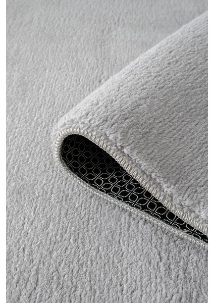 Softy Gri Yıkanabilir Kaymaz Taban Bambu Yumuşak Dokulu Peluş Kesme Halı Mutfak Koridor Salon Halısı modelleri