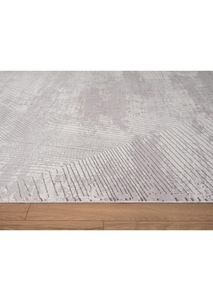 Feel FL009G Krem Halı Modern Desenli Akrilik Tozu Az Pamuk Taban Salon Halısı Yatak Odası Koridor fiyatları