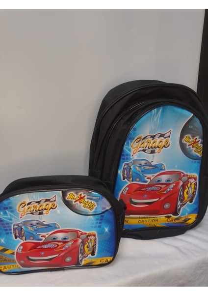 Erkek Çocuk Resimli Ilkokul Anaokul Anasınıfı Öğrenci Okul Çantası 2li