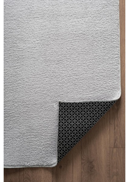 Softy Gri Yıkanabilir Kaymaz Taban Bambu Yumuşak Dokulu Peluş Kesme Halı Mutfak Koridor Salon Halısı indirimleri