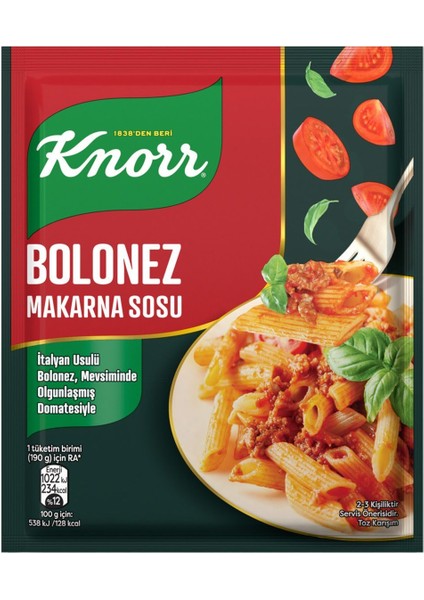 Bolonez Makarna Sosu 45 gr x 6 Adet fiyatları