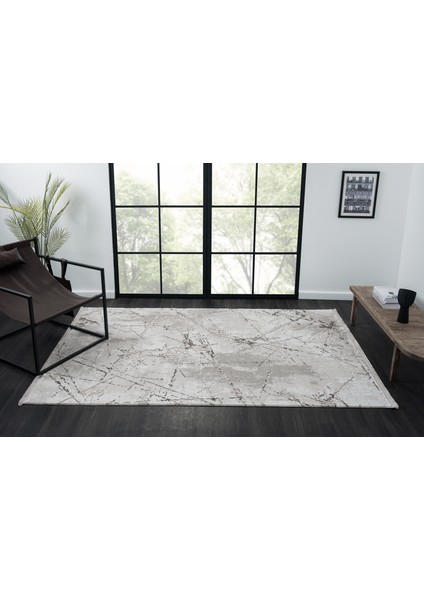 Vısta VS014K Vızon Halı Modern Desen Antialerjik Pamuk Taban Yıkanabilir Salon Halısı Yatak Odası indirimleri