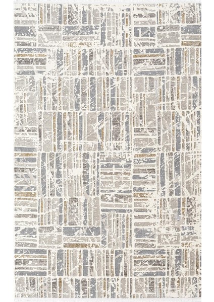 Sılva SL109A Krem Halı Modern Desen Antialerjik Pamuk Taban Salon Halısı Yatak Odası Mutfak Koridor modelleri