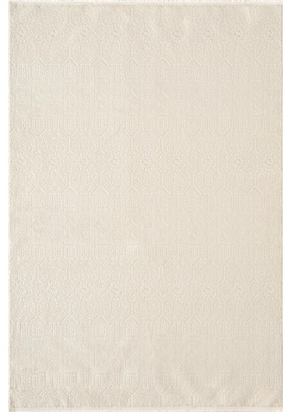 Quatro QU017A Beyaz Halı Modern Desen Pamuk Taban Salon Halısı Yatak Odası Mutfak Koridor fiyatları