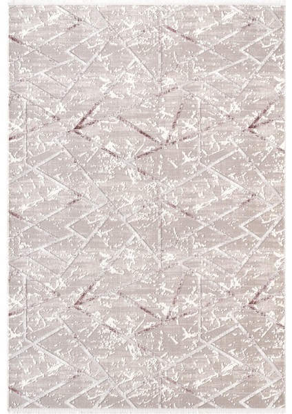 Armada AD002L Gri Halı Beyaz Lila Geometrik Detaylı Akrilik Tozu Az Salon Halısı Yatak Odası Karidor fiyatları