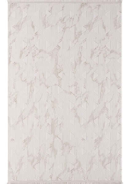 Scala SC012A Beyaz Halı Modern Desenli Tozu Az Akrilik Salon Halısı Yatak Odası Mutfak Koridor modelleri