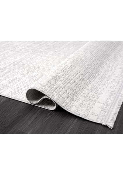 Loya LY006G Gri Halı Modern Desenli Antialerjik Pamuk Taban Salon Halısı Yatak Odası Mutfak Koridor modelleri