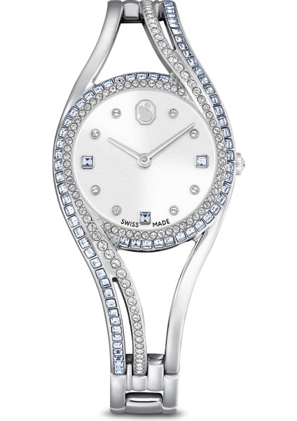 5715463 Swarovski Kol Saati Hyperbola Bangle:mb Sts/blue/sts