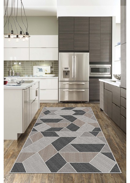 Home Dijital Baskı Yıkanabilir Kaymaz Taban Salon Halısı Mutfak Halısı Koridor Halısı