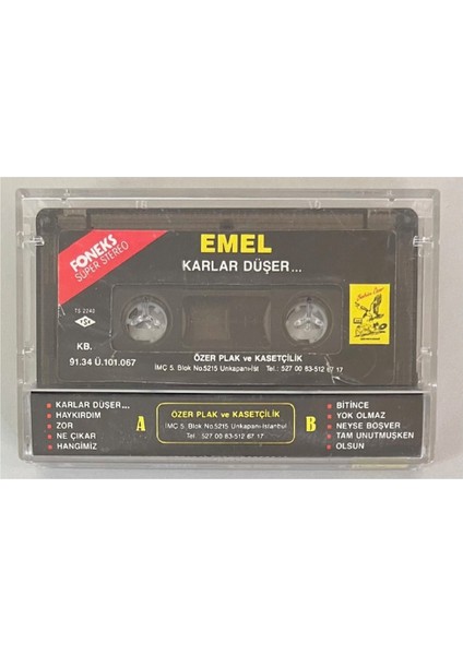 Emel – Karlar Düşer – Kaset (1991) modelleri