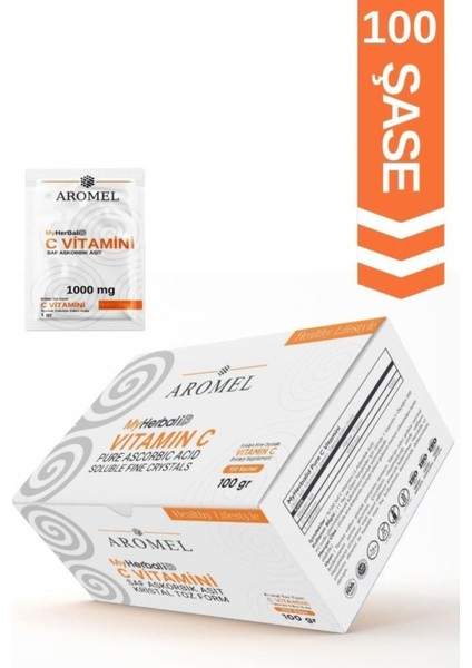 C Vitamini 100 Şase Askorbik Asit Alman Menşei 100 gr Ekstra Saf modelleri