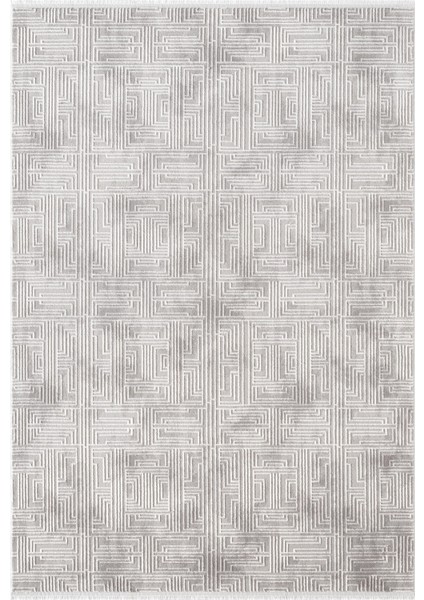 Armada AD008G Gri Halı Modern Desen Akrilik Jüt Taban Tozu Az Salon Halısı Yatak Odası Karidor fiyatları