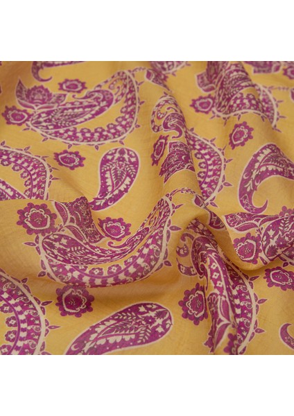 Gold Fuşya Ipekevi Dört Mevsim Tensel Şal 2888 modelleri