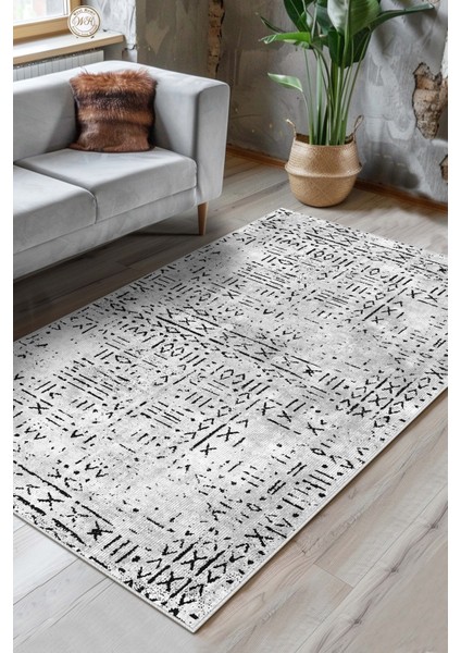 Makinede Yıkanabilir Kaymaz Taban Leke Tutmaz Salon Halısı Mutfak Halısı ve Yolluk