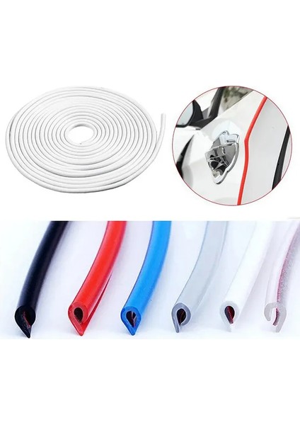 Chrysler Voyager Araç Kapı Koruma Fitili 5metre Parlak Beyaz Renk Çarpma Çizilme Önleyici Fitil fiyatları