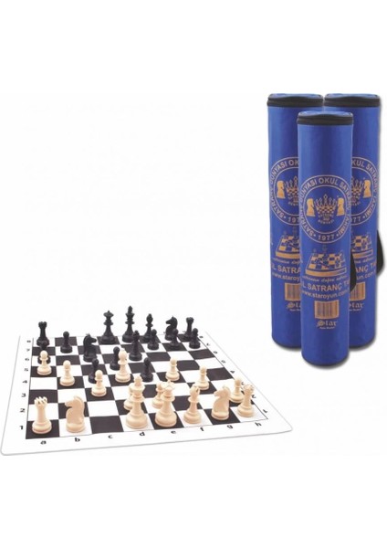 Bfs Nessiworld 1050651 okul Satranç Takımı-Bez Çantalı ,starokey