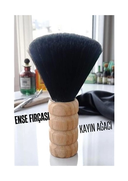 Berber Ense Fırçası Saç Temizleme Fırçası - Berber Temizlik Fırçası- Kuaför Berber Malzemesi