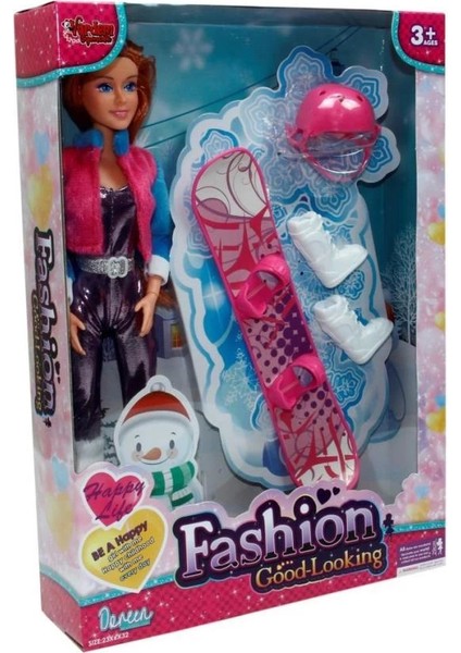 Bfs WG-66730-66731 Aksesuarlı Kayakçı Bebek 29 cm -Vardem Oyuncak fiyatları