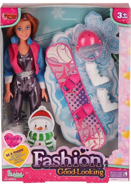 Bfs WG-66730-66731 Aksesuarlı Kayakçı Bebek 29 cm -Vardem Oyuncak indirimleri