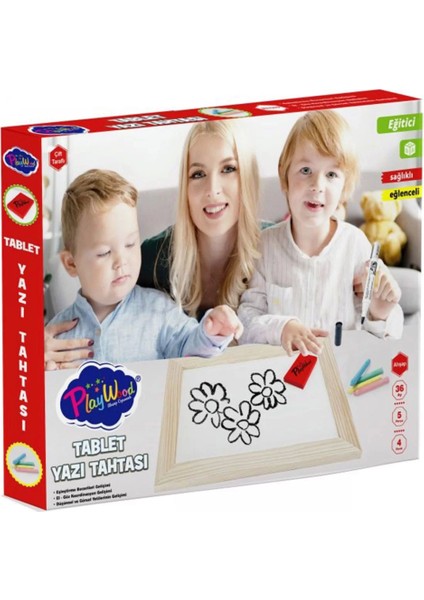 Ahşap Tablet Yazı Tahtası