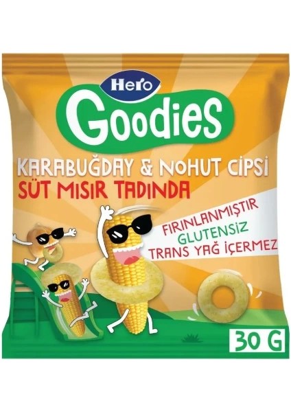 Bfs Hero Goodies Süt Mısırlı Sağlıklı Cips 30 gr
