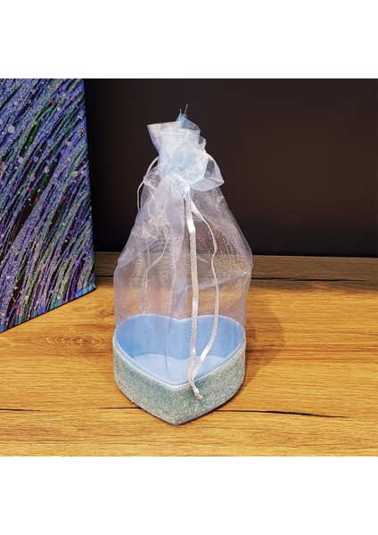 Büro Ev Ofis Banyo Düzeni Için Kalpli Mavi Tül Kese fiyatları