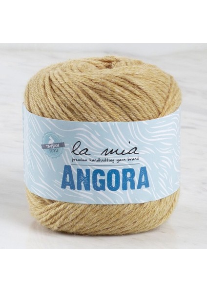 Angora 50 gr Bej El Örgü İpi - L132 - 33807